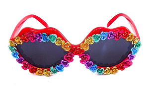 GROOVE IS IN THE HEART HOT LIPS GLASSES