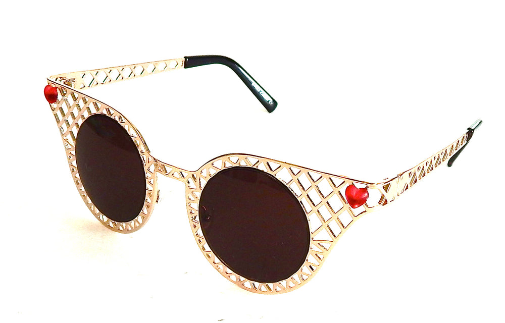 HEART OF GLASS SECRET AGENT PINK GLASSES