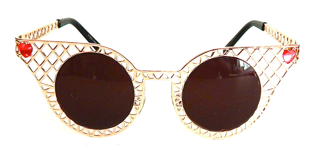 HEART OF GLASS SECRET AGENT PINK GLASSES