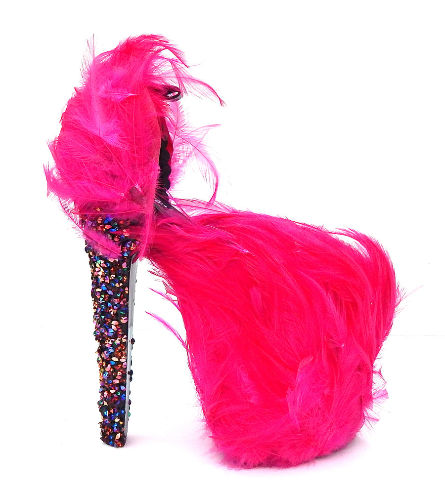 HOT PINK FLAMINGO SHOES