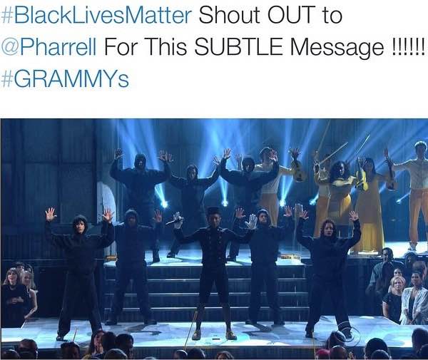 PHARRELL X 57TH GRAMMY AWARDS FEBRUARY 2015