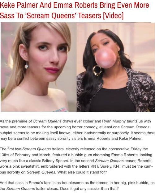 SCREAM QUEENS MARCH 2015