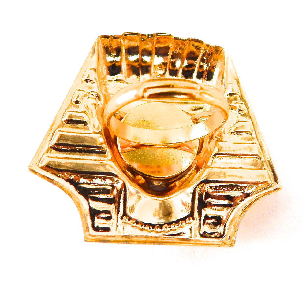 EGYPTIAN GOLD KING TUT RING