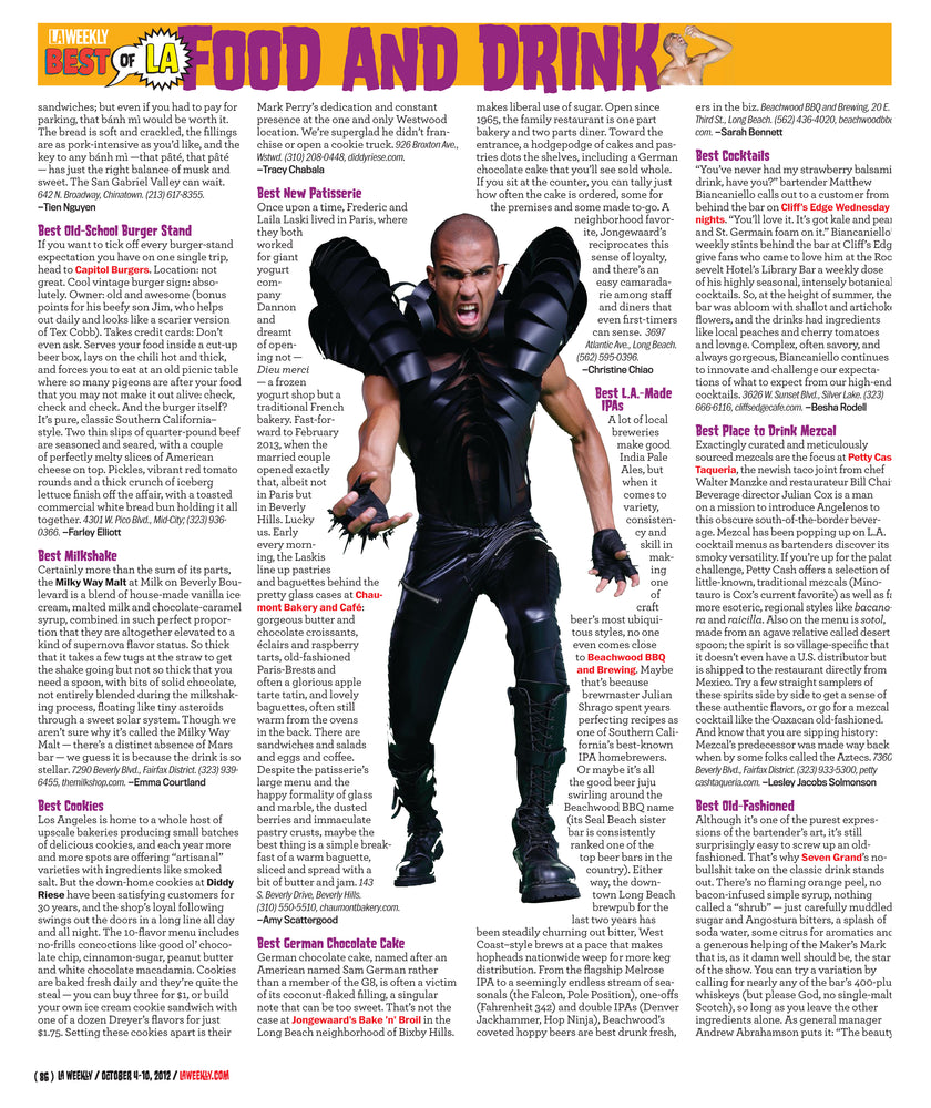 LA WEEKLY BEST OF OCTOBER 2013