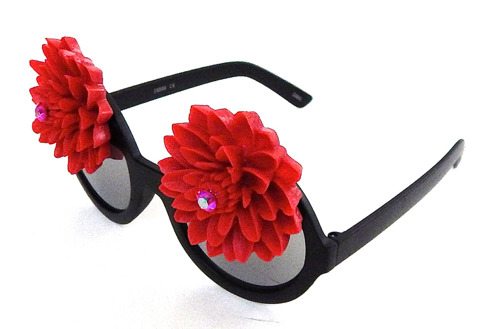 LILY POND RED WILDE CATERPILLAR GLASSES
