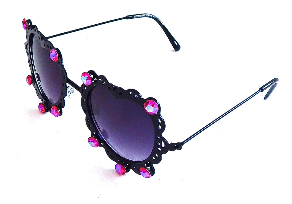 LOVELACE FIRE HEART GLASSES