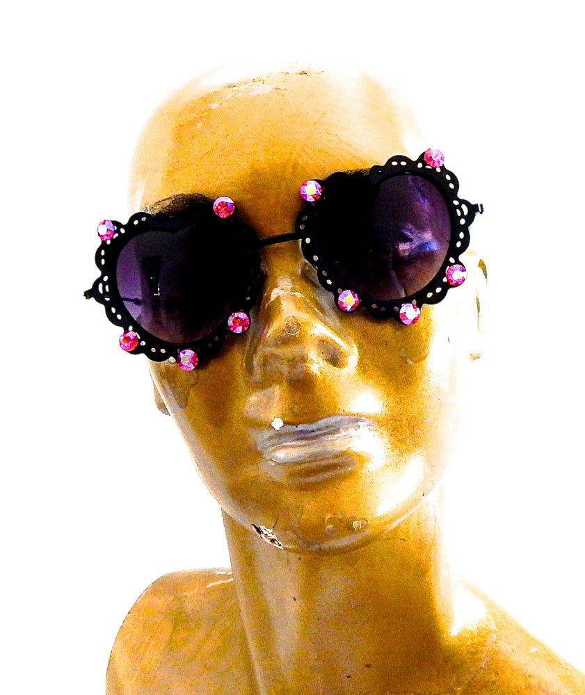 LOVELACE FIRE HEART GLASSES