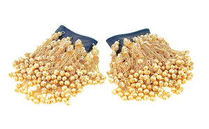 MATA HARI BLACK HALF GLOVES