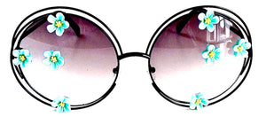SUMMER OF LOVE MORNING GLORY BLUE JOPLIN2 GLASSES