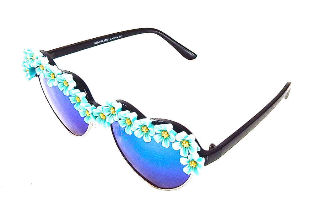 SUMMER OF LOVE MORNING GLORY BLUE LOVE HAZE GLASSES