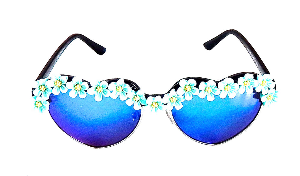 SUMMER OF LOVE MORNING GLORY BLUE LOVE HAZE GLASSES