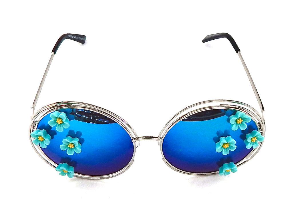 SUMMER OF LOVE MORNING GLORY BLUE JOPLIN GLASSES