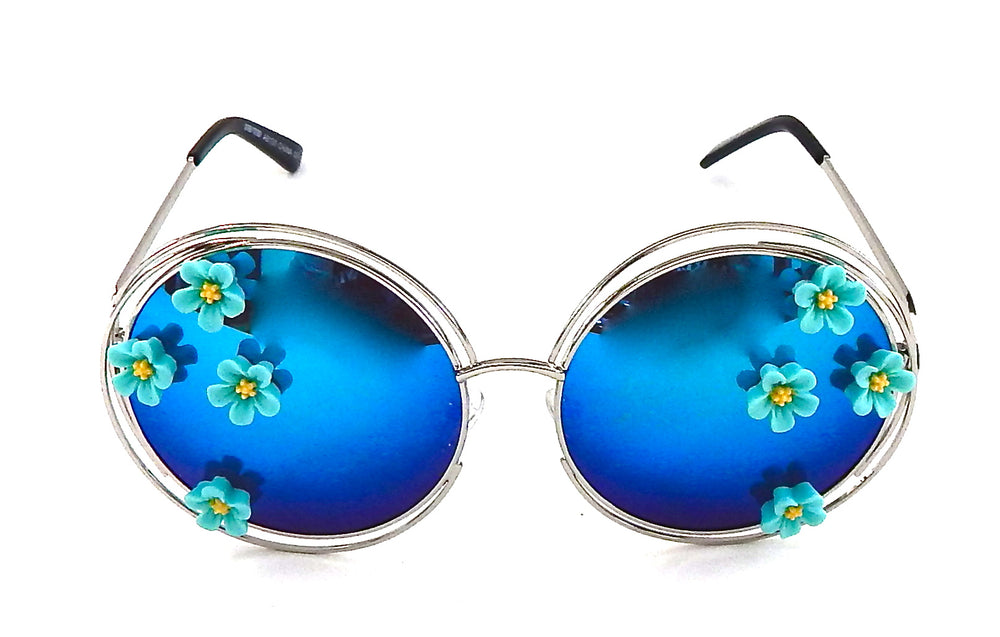SUMMER OF LOVE MORNING GLORY BLUE JOPLIN GLASSES
