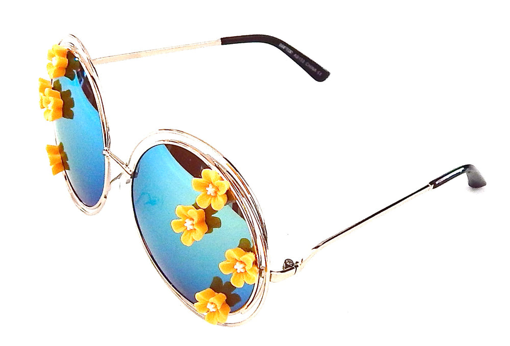 SUMMER OF LOVE MORNING GLORY YELLOW JOPLIN GLASSES