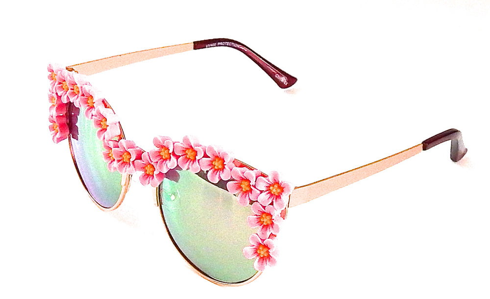 SUMMER OF LOVE MORNING GLORY PINK ACID COCO GLASSES