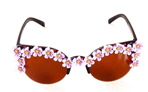 SUMMER OF LOVE MORNING GLORY PURPLE COCO GLASSES