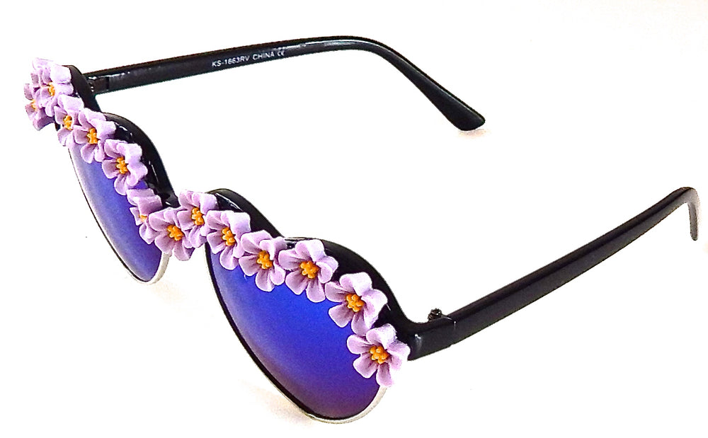 SUMMER OF LOVE MORNING GLORY PURPLE LOVE HAZE GLASSES