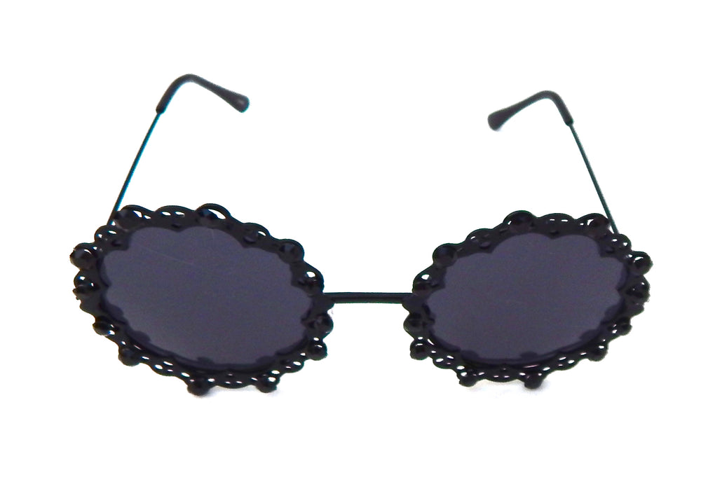 LOVELACE MIDNIGHT ROUND GLASSES