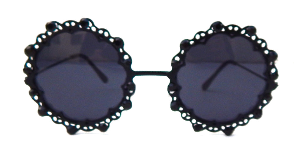 LOVELACE MIDNIGHT ROUND GLASSES