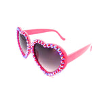 LOLITA MOXIE RHINESTONE HEART SUNGLASSES