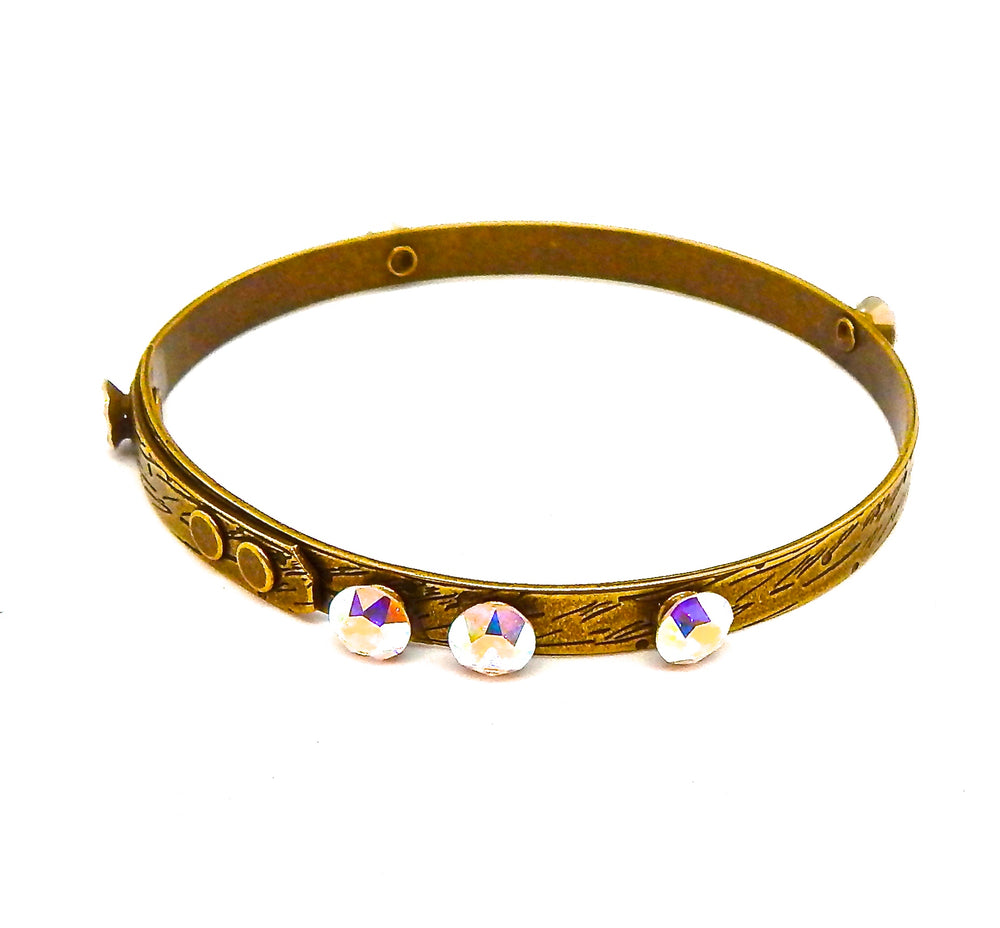 THUNDERBIRD OPAL DIAMOND BANGLE