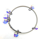 THUNDERBIRD OPAL DIAMOND BANGLE (SILVER)