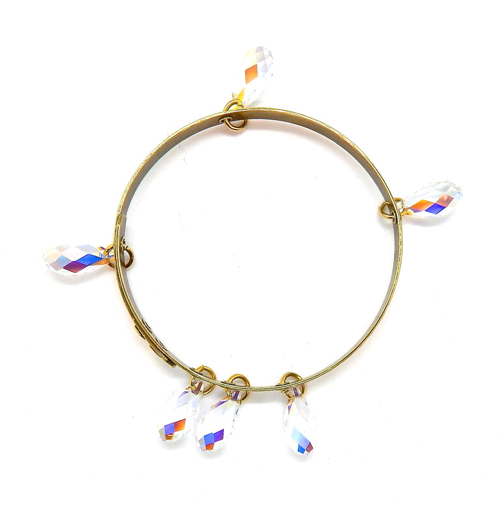 THUNDERBIRD OPAL TEARS BANGLE (GOLD)