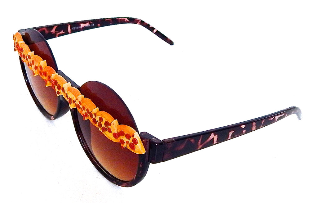 PIZZA PARTY PEPPERONI SLICE PEEKABOO GLASSES