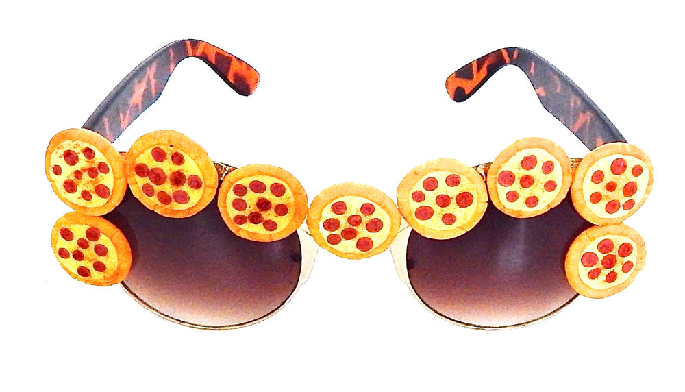 PIZZA PARTY PEPPERONI PIE COCO GLASSES