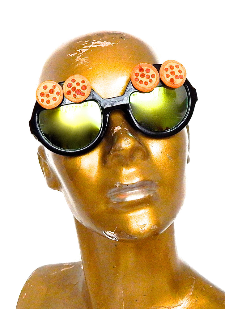 PIZZA PARTY PEPPERONI PIE WILDE CATERPILLAR GLASSES