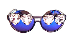 HEART THROB PINK WHISPER PEEKABOO GLASSES