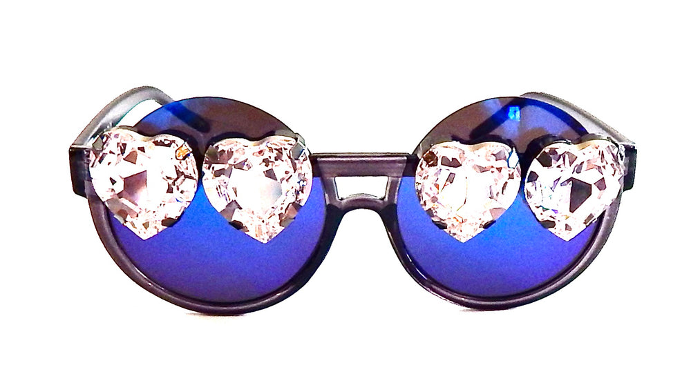 HEART THROB PINK WHISPER PEEKABOO GLASSES