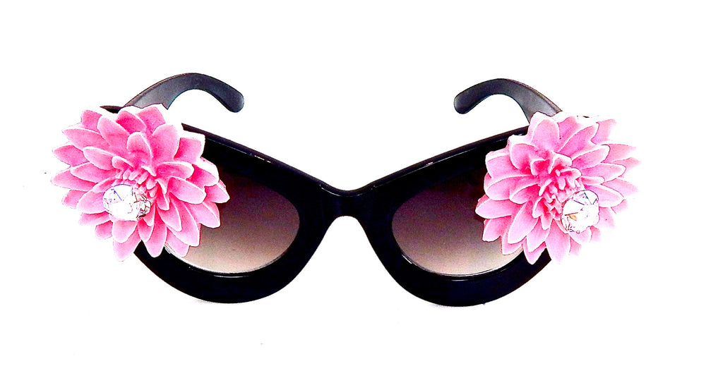 LILY POND PINK CATS MEOW GLASSES