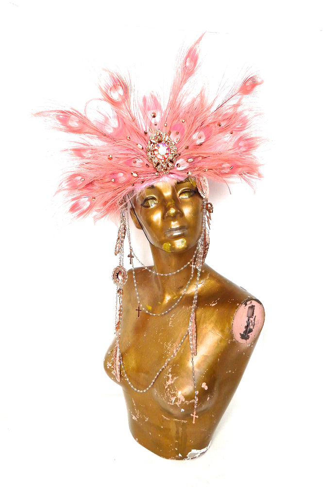 PINK PEPPERCORN HEADPIECE