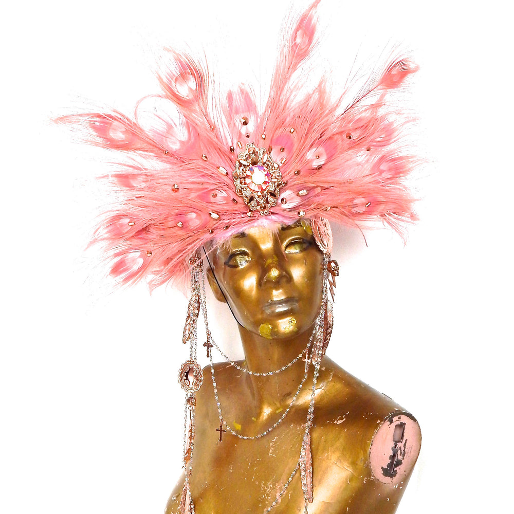 PINK PEPPERCORN HEADPIECE