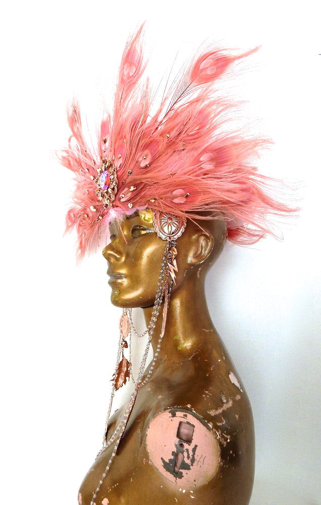 PINK PEPPERCORN HEADPIECE