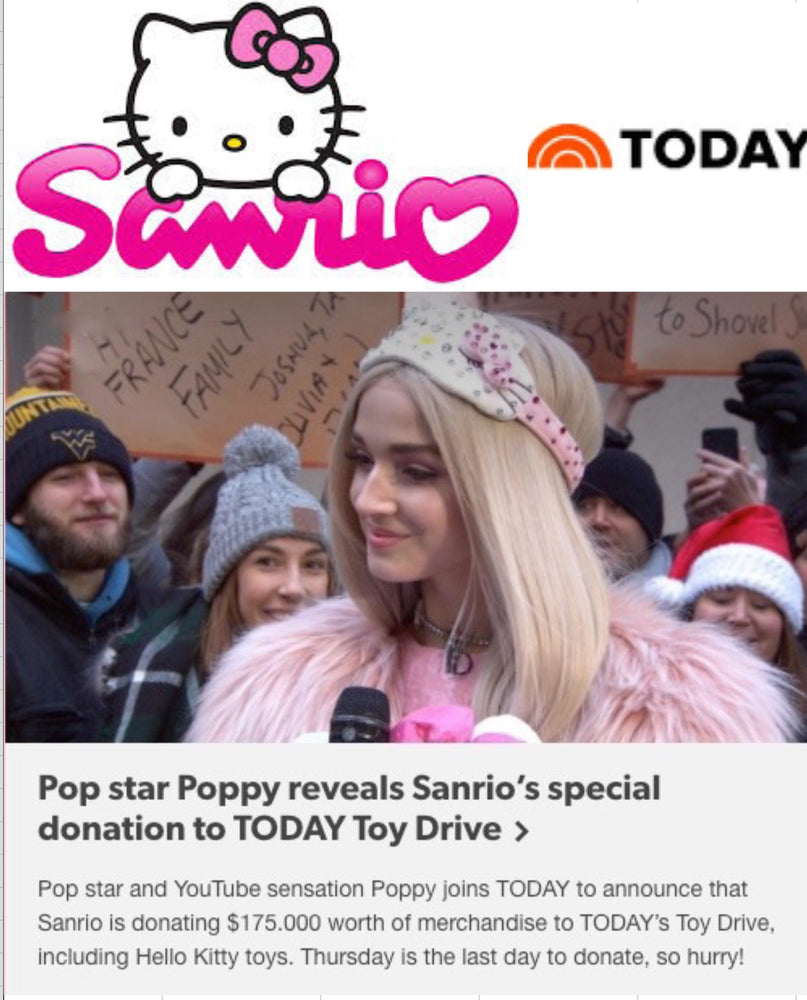 POPPY X THE TODAY SHOW X SANRIO