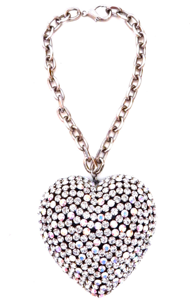 PRINCE OF THIEVES OPAL HEART NECKLACE