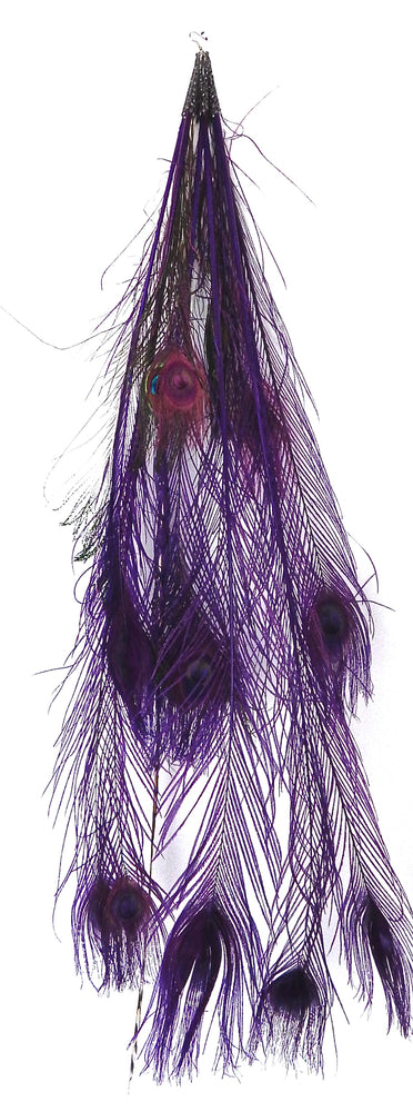 FEATHER PURPLE EARRING