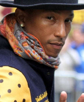 PHARRELL WILLIAMS GOOD MORNING AMERICA APRIL 2014