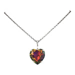 HEART THROB WILD FIRE HEART NECKLACE