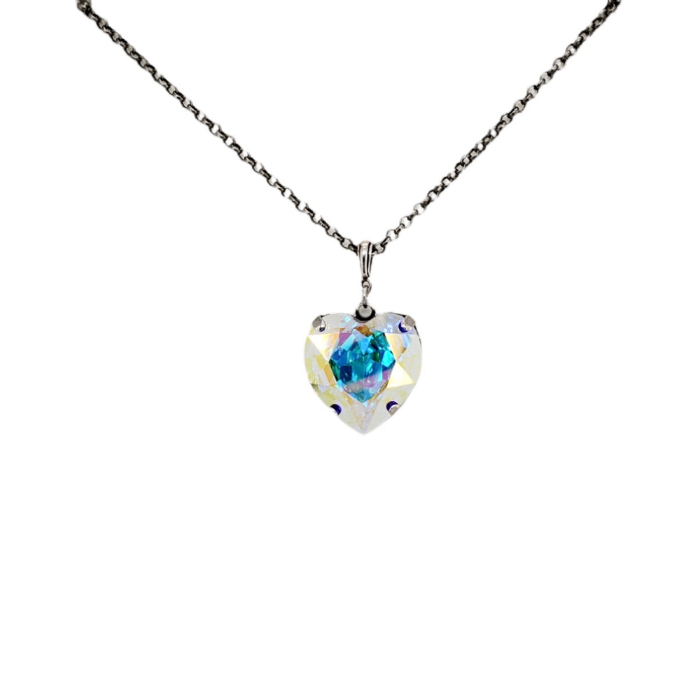 HEART THROB OPAL HEART NECKLACE