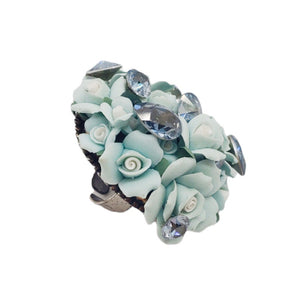 LADY SINGS THE BLUES COCKTAIL RING