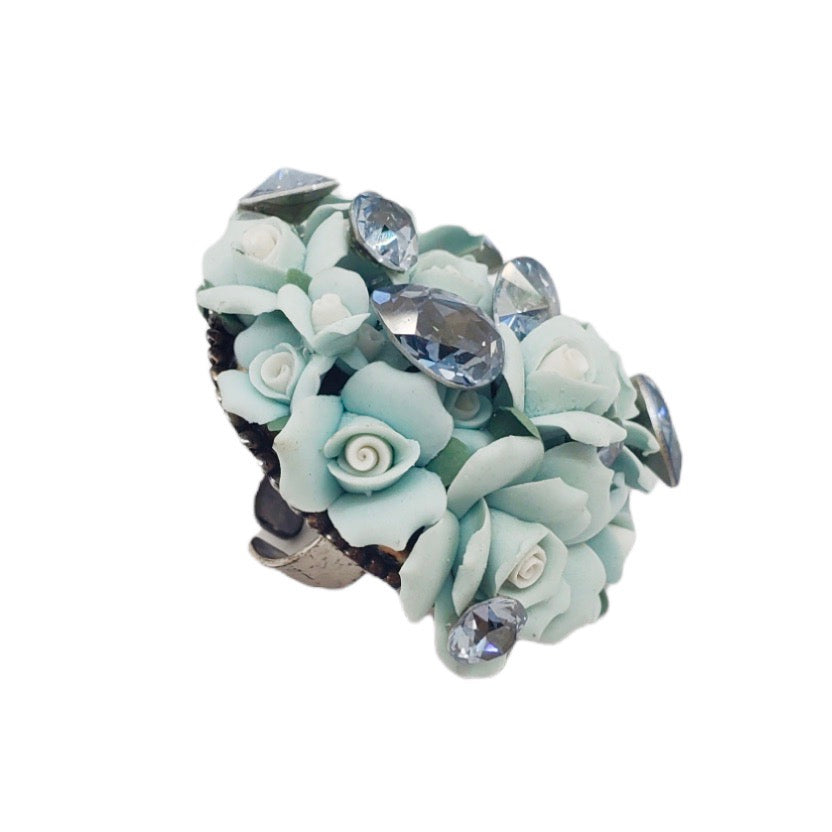 LADY SINGS THE BLUES COCKTAIL RING