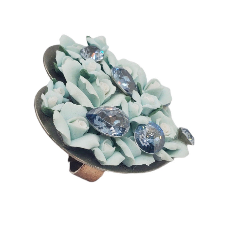 LADY SINGS THE BLUES HEART RING MEDIUM
