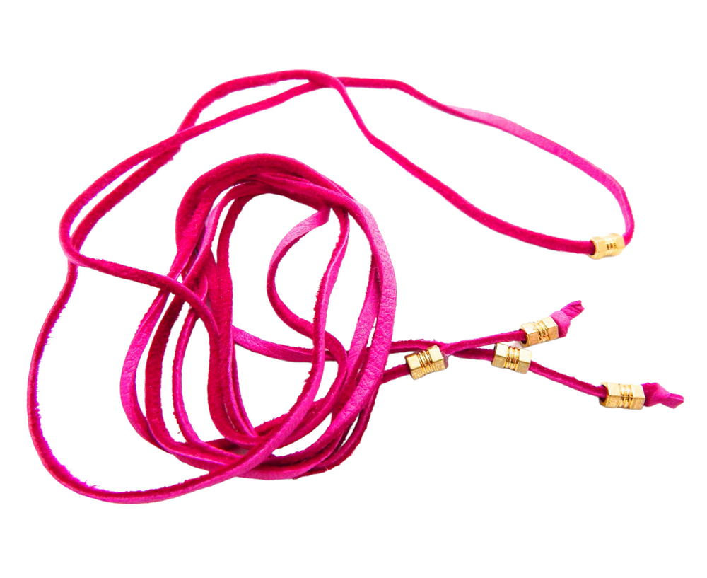 BILLIE JEAN HEX PINK BOLO TIE