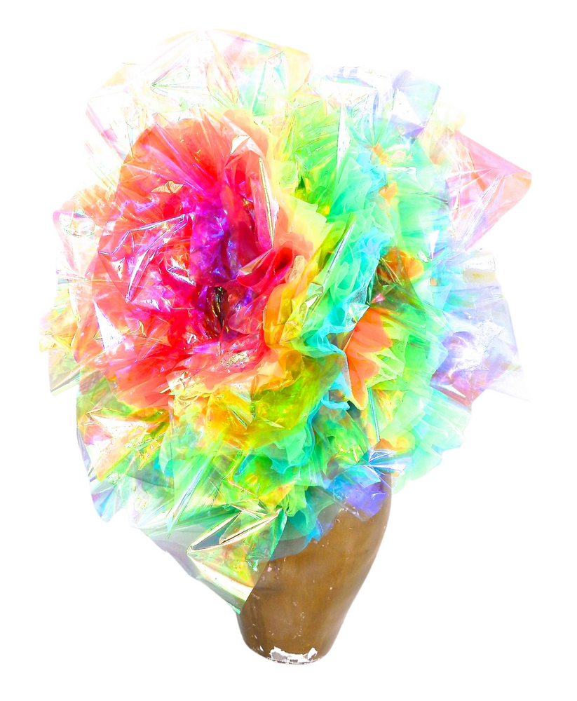 RAINBOW LOTUS RUFFLE HOOD