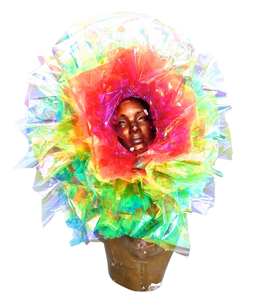 RAINBOW LOTUS RUFFLE HOOD