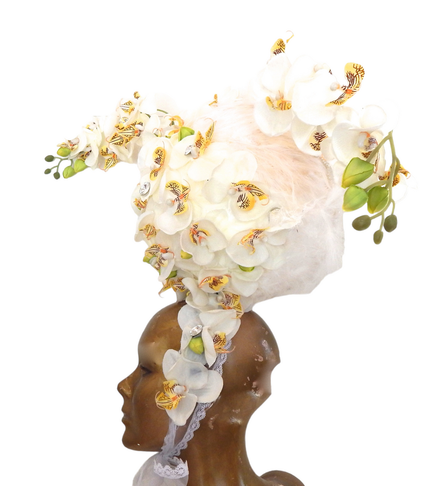 MOTH ORCHID HEADPIECE