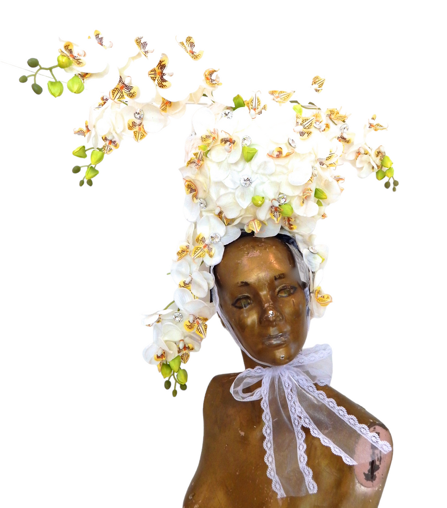 MOTH ORCHID HEADPIECE